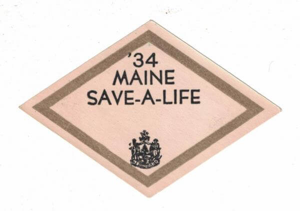 (image for) 1934 Maine Spring Inspection Sticker